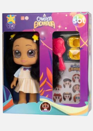 Boneca Manuella Com Acessórios e Adesivos - A Caverna Encantada