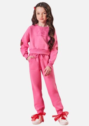 Conjunto Infantil Blusa E Calça De Inverno Mundo Cinti