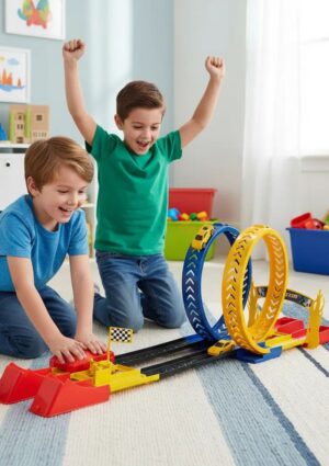 Pista Lançadora De Carros Race Looping O Desafio Samba Toys