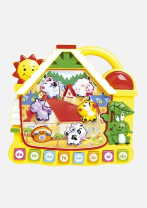 Brinquedo Educativo Piano Paradise Casinha Animais Dm Toys