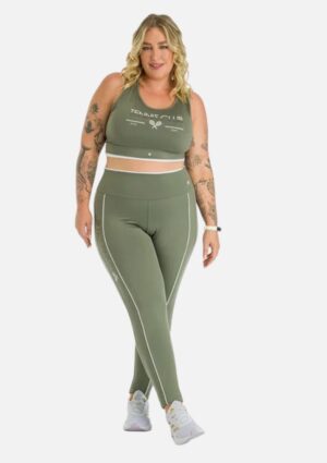 Legging Feminina Com Estampa Plus Size Endorfina