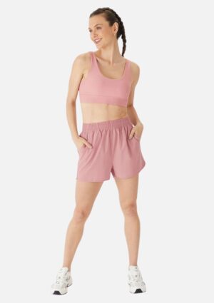 Shorts Esportivo Runner Bolso Faca Em Tafetá Malwee