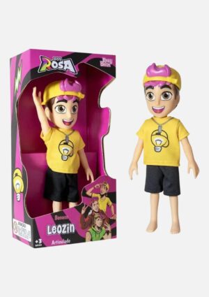 Boneco Articulado Leozin Dos Rosa 26cm Emilly Vick