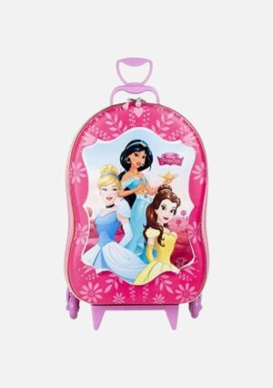 Mochila Maxtoy Escolar de Rodinhas Princesas 3D