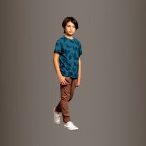 Camiseta Básica Kids Verde Fbr
