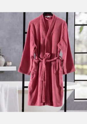 Roupão Jolitex Fleece Ultra Soft Rosa Escuro