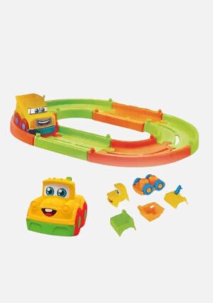 Brinquedo Jxp Brink Pista Carrinho Colorido Happy Cars