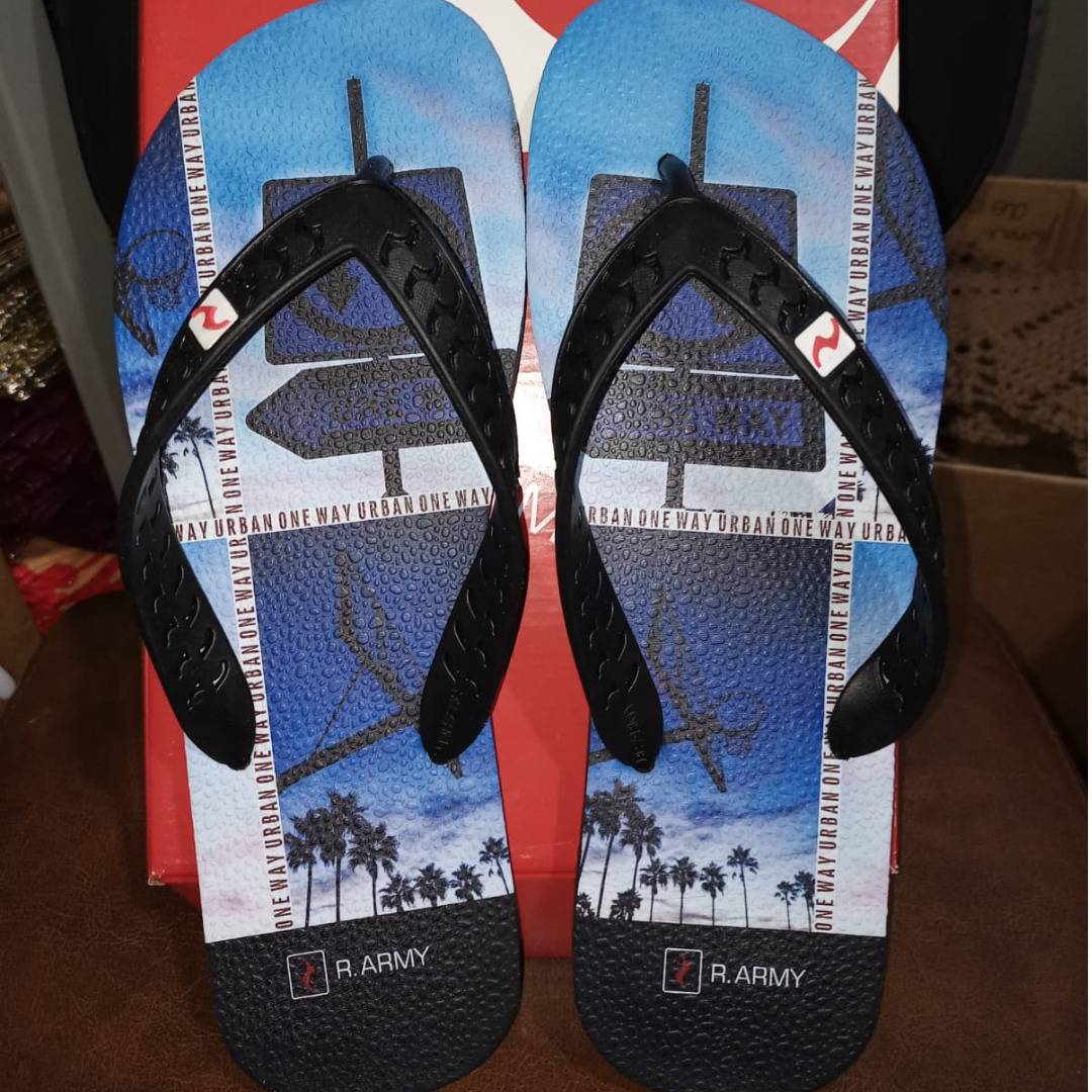 Chinelo R.Army com Caixa Para Presente Azul - Imagem 2