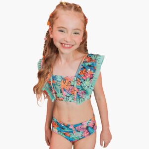 Biquíni Lilimoon Beachwear Juvenil Em Malha Com Proteção UV50+