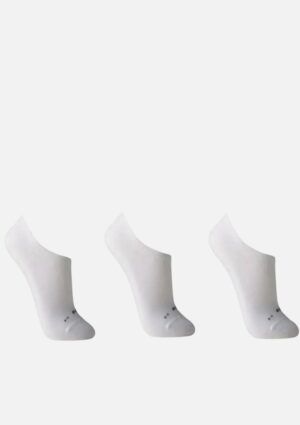 Meia Sapatilha Sport Lupo Kit com 3 Pares Branco Unissex
