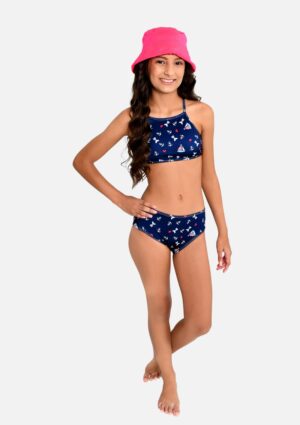 Biquíni Marujos & Sereias Juvenil Estampado Proteção Uv50+