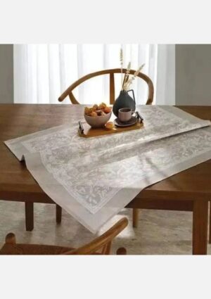 Toalha de Chá/Centro de Mesa Dohler Clean Renova Estampado Digital Alana 78cm x 78cm