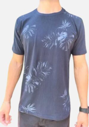 Camiseta Masculina Estampada De Algodão NK