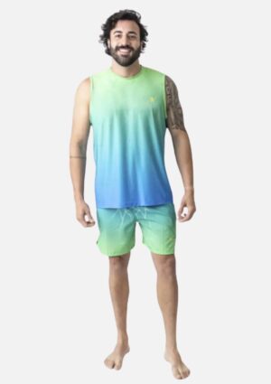 Conjunto Masculino Beach Tennis Mar Negro