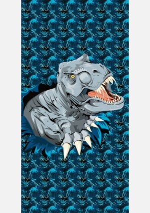 Toalha De Banho Praia Estampa Dinossauro Marujos E Sereias