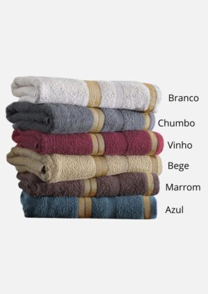 Toalha De Banho Grande Algodão 80cmx1,50m Charlotte Corttex