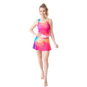 Conjunto Mar Negro Tie Dye Beach Tennis
