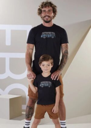 Camiseta Masculina Meia Malha De Algodão FBR