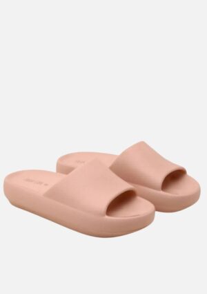 Chinelo Clould em EVA Cabedal Largo Nude Slide Sua Cia