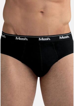 Cueca Mash Slip Algodão Preta