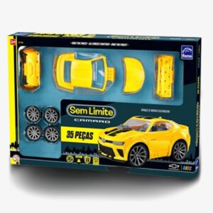Carrinho de Montar Peças sem Limite Camaro Roma Brinquedos