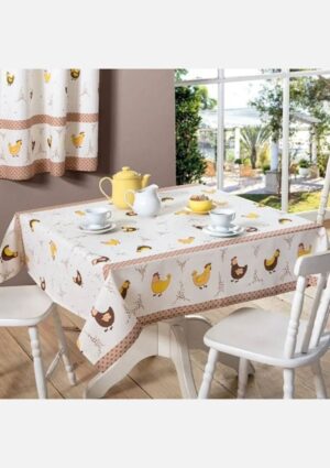 Toalha de Mesa Alegra Adomes Galinhas