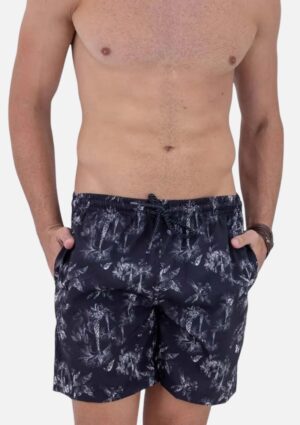 Shorts Masculino Estampado Preto DLZ
