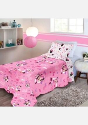 Colcha Ultrasonic Minnie Mouse Dupla Face