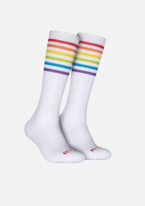 Meia Feminina Cano Longo Branca Hoahi Pride