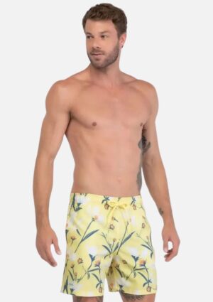 Shorts Masculino Estampado Nemesia Color Pai E Filho Mash