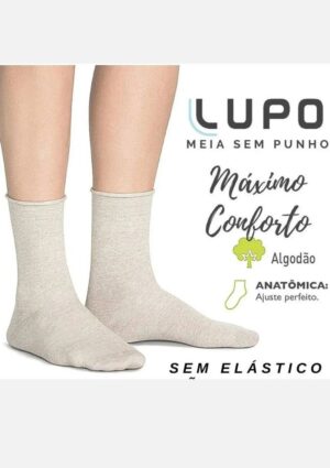 Meia Feminina Lupo Cano Longo Sem Punho