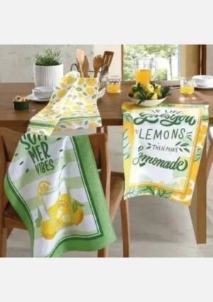 Pano de Copa Dohler Felpudo Lemons 100% Algodão