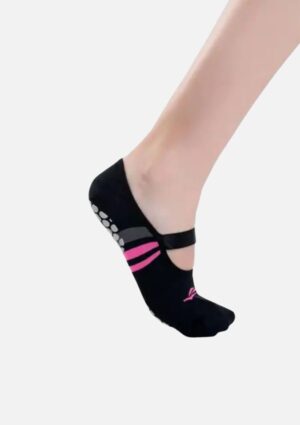 Meia Elite Sapatilha Reus Esporte Antiderrapante - Preto