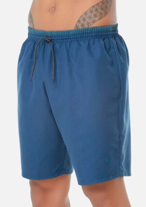 Bermuda Neo Com Bolsos Funcionais Azul Elite