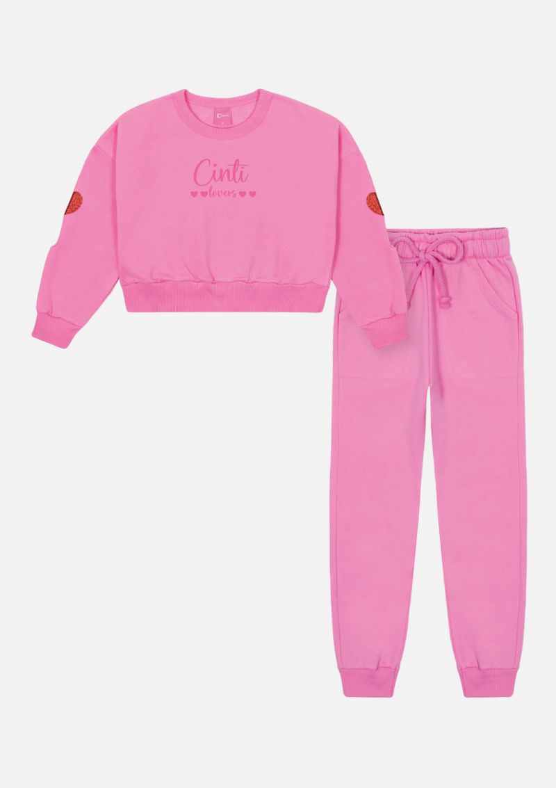Conjunto Infantil Blusa E Calça De Inverno Mundo Cinti - Imagem 4