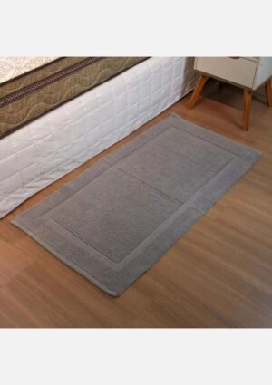 Tapete Kacyumara Andros Gray Antiderrapante 60cmX1,20m