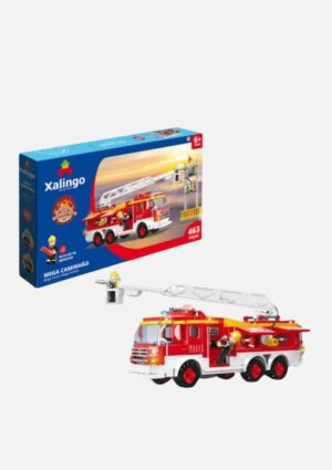 Caminhão Bombeiros De Montar 465 Peças - Xalingo