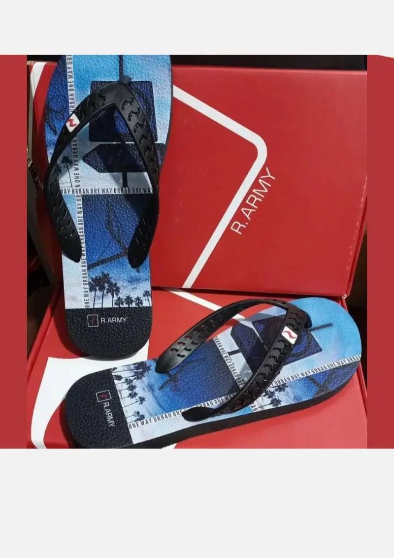 Chinelo R.Army com Caixa Para Presente Azul