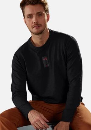 Blusão Masculino Moletom Preto FBR