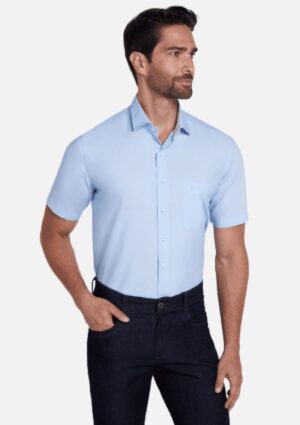 Camisa Masculina Manga Curta Comfort Lisa Dudalina