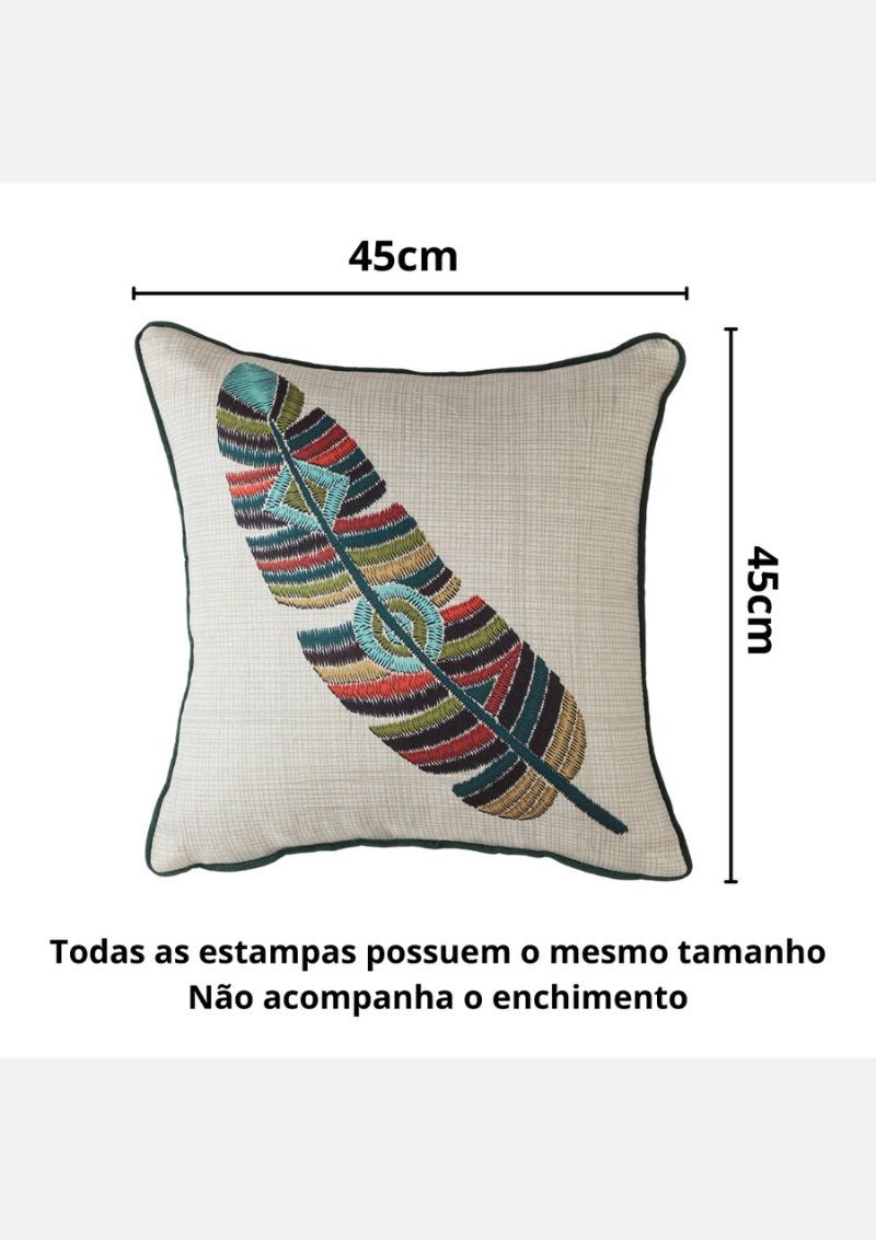 Capa de Almofada 43x43cm Estampada Jolitex - Imagem 4