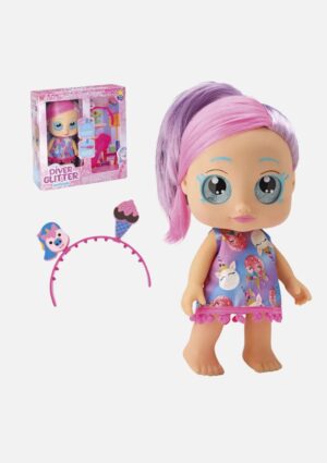 Boneca Divertoys My Little Glitter Penteado Com Acessórios