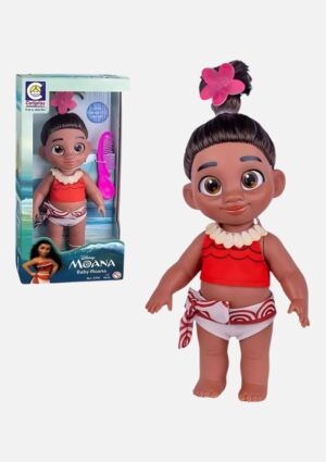 Boneca Moana Baby Rabo De Cavalo E Pente - Cotiplás
