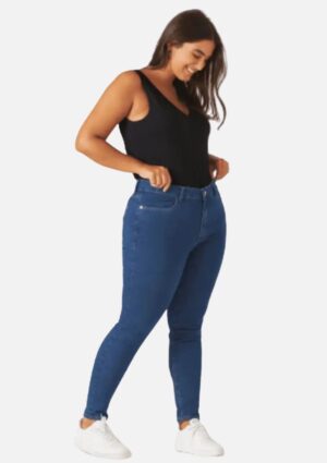Blusa Malwee Regata Preta Canelada Feminina Plus Size