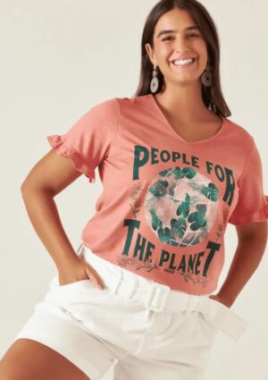 Blusa Malwee Tradicional Feminina Plus Size