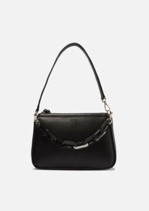Bolsa Tiracolo Preta Iara Sport Pequena Arezzo