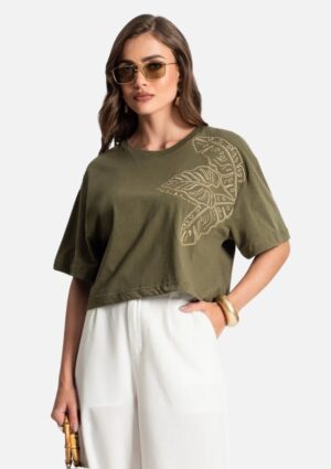 Blusa Feminina Com Bordado Endless