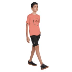 Camiseta Marisol "Stay Cool" Hapier Salmão