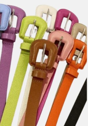 Cinto Feminino Luz Camila Fivela Zamak 100% Couro
