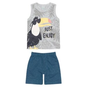 Conjunto Regata+Bermuda Just Enjoy Malwee